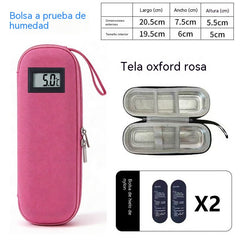 ❄️✈️Nevera portátil para insulina con indicador de temperatura