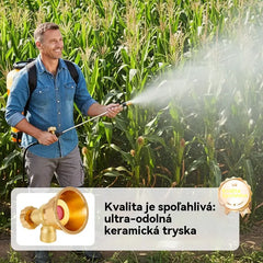 🔥2 kusy💦Nastaviteľná mosadzná zavlažovacia tryska pre poľnohospodársky postrekovač 🌾