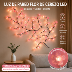 ✨ Luces LED flexibles con forma de enredaderas y flores: decora tu hogar con un ambiente mágico y cálido 🦋💡