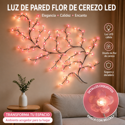 ✨ Luces LED flexibles con forma de enredaderas y flores: decora tu hogar con un ambiente mágico y cálido 🦋💡