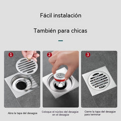🔥¡Compra 1 y llévate 1 GRATIS!🔥Desagüe magnético para suelo con núcleo antiolor y desodorizante.🚿✨