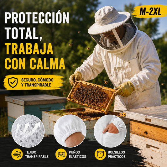 【M-2XL】🐝Mono de abeja confeccionado en malla de algodón 3D