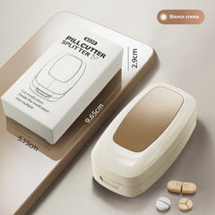 💊 ¡Ahorra un 50%! ✂️ Cortador de pastillas – Corte preciso, práctico para viajar y cuchilla segura ✨