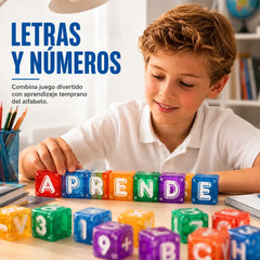 📢📢¡40% de descuento por tiempo limitado! 【40 bloques de construcción + caja de almacenamiento】⏰Bloques magnéticos de construcción de letras y números para niños