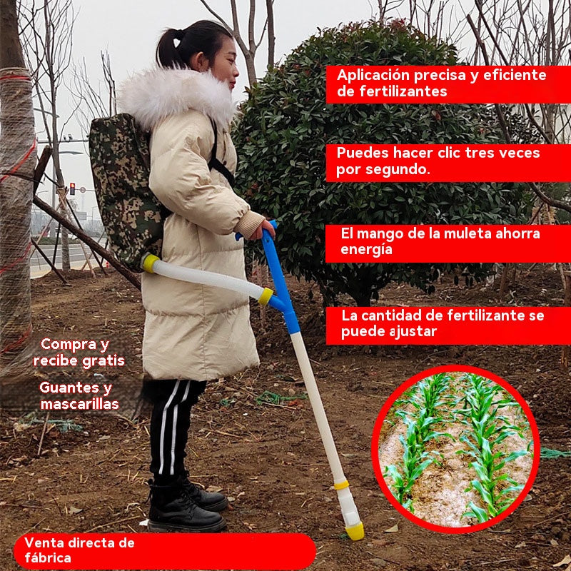 【Mochila + Aplicador de Fertilizantes】🔥Aplicador automático multifuncional de fertilizantes agrícolas con mochila