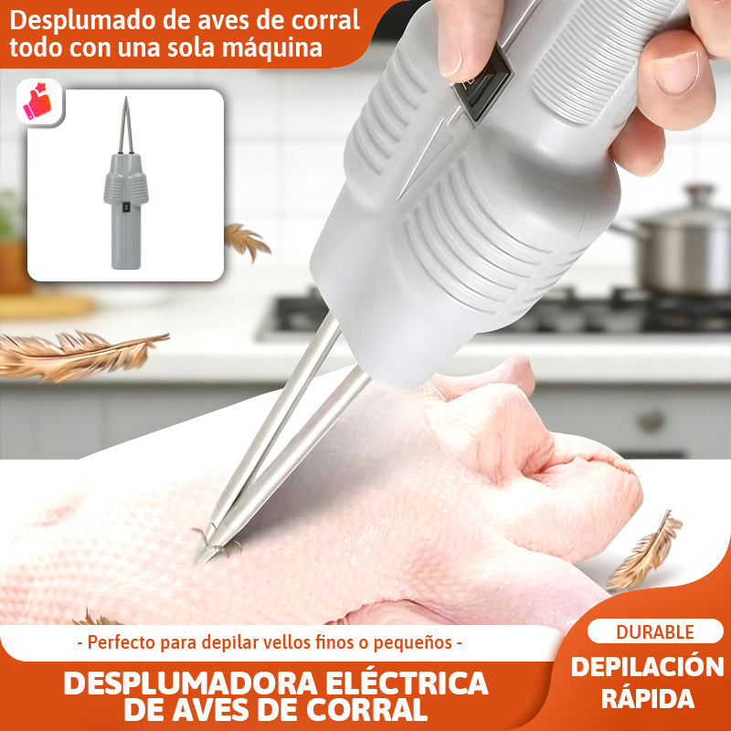 ⚡🐔 Quitapelos eléctrico para aves, potente y fácil de usar