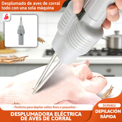 ⚡🐔 Quitapelos eléctrico para aves, potente y fácil de usar