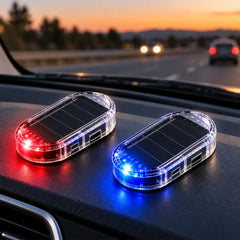 🔥Kúpte 1 a druhý získate zadarmo🔥🚗Kompaktné blikajúce LED svetlo proti krádeži na solárny pohon