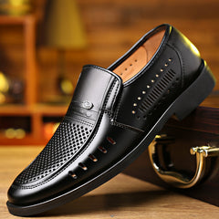 【38-44】2025  Nuevos zapatos casuales de cuero para hombre