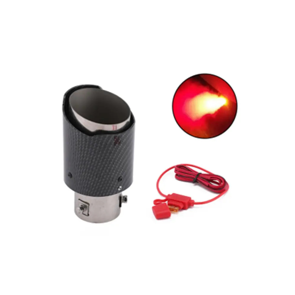 🚗 1 piezas 35 euro 🔥 Luz LED universal para tubo de escape – Un toque de estilo y luminosidad trasera para cualquier trayecto.