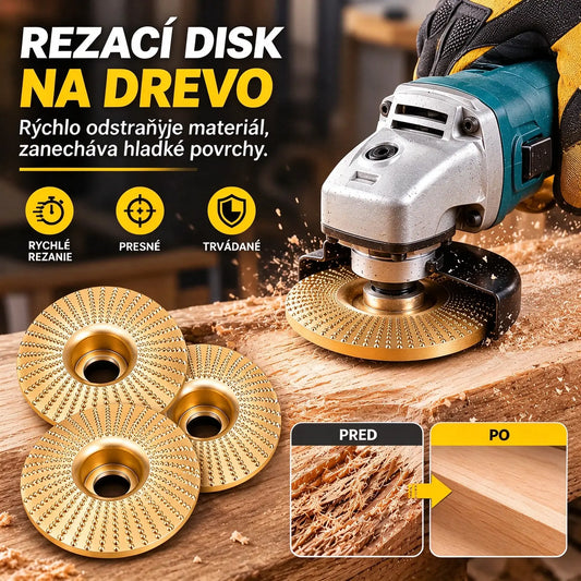 ⚙️🧰【1 sada 3 kusov】Multifunkčný brúsny kotúč na uhlovú brúsku na drevo
