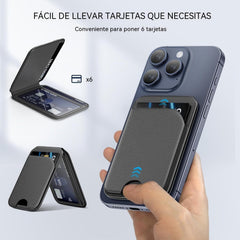 📱 Soporte Magnético para Teléfono con Tarjetero