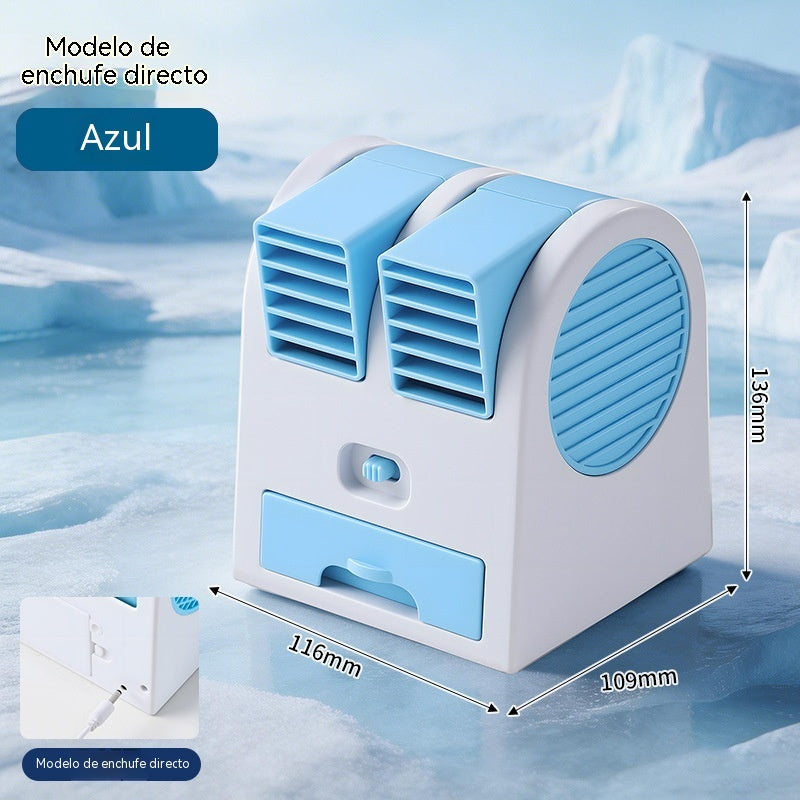 🔥【Imprescindibles de verano】❄️Mini aire acondicionado, ventilador de refrigeración portátil