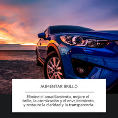 Kit de reparación de faros para coches antiguos: restaura la claridad y mejora la visibilidad nocturna.