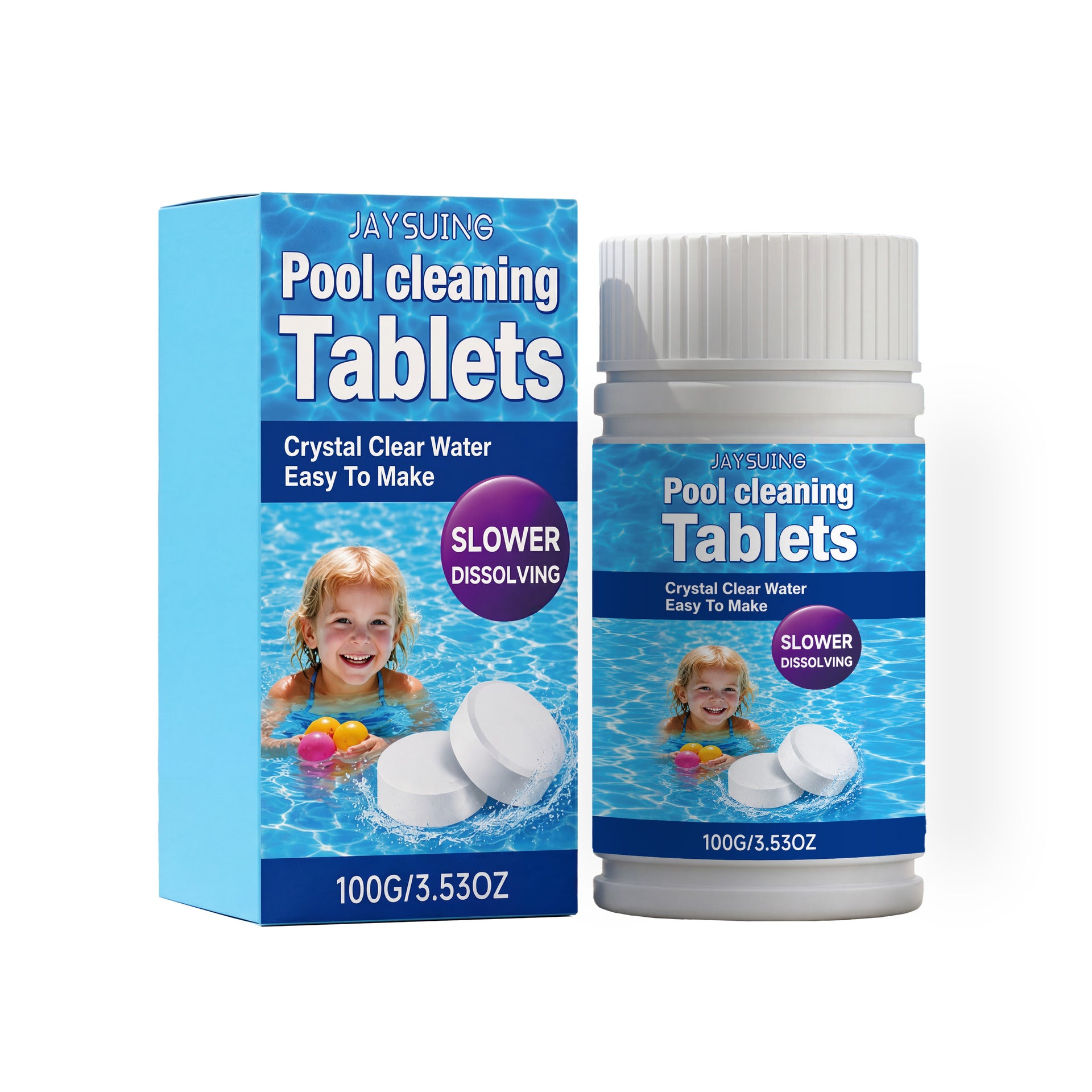 30%OFF🔥Compre 1 y obtenga 1 gratis（2 botella）Pastillas efervescentes para la limpieza de piscinas