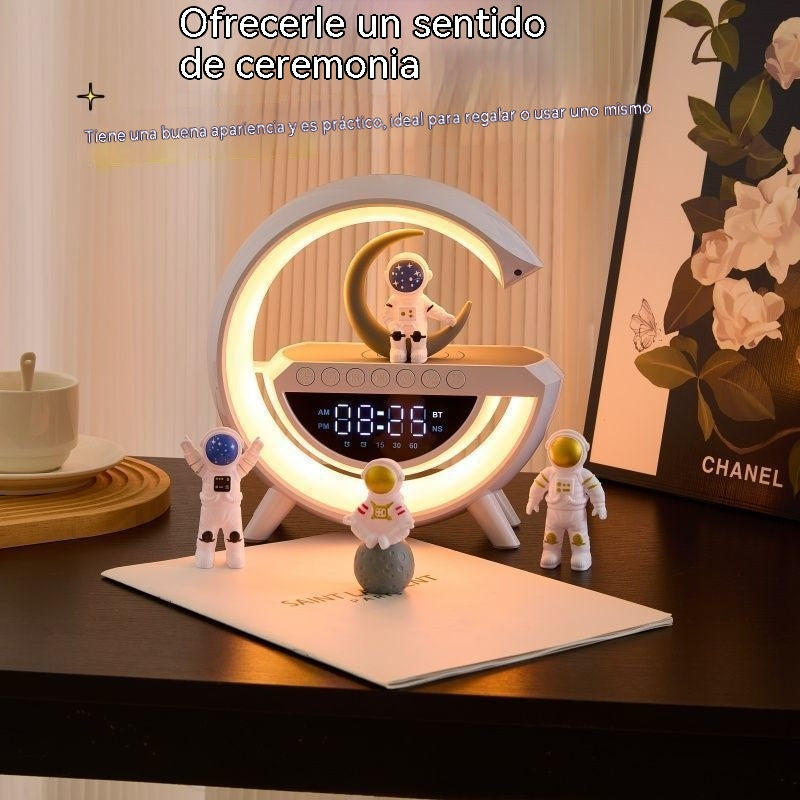 ✨ Lámpara LED Atmosférica Inteligente con Despertador y Música