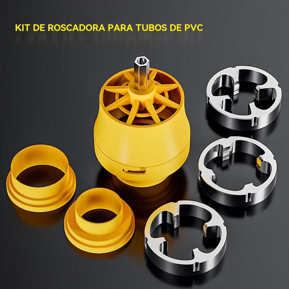 ⚙️🔩 Accesorio de Roscado para Tuberías de Agua – Roscas Internas y Externas en PVC en Minutos