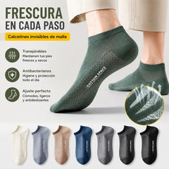 🔥【10 pares】🧦🧦 Calcetines cortos de hombre, calcetines náuticos, calcetines finos de verano, resistentes al olor y absorbentes.