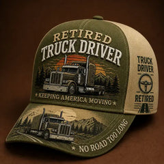 🚛 Sombrero de camionero jubilado