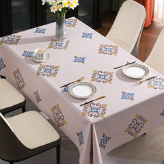 🔥【Promoción de último día】【140*200cm】Mantel de estilo retro de alta gama impermeable, a prueba de aceite y anti-escaldaduras.