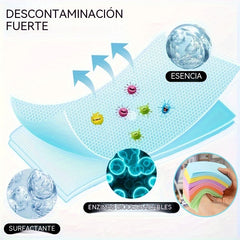 🧹（7 paquetes- 210 piezas）✨ Toallitas limpiadoras antibacterianas y desodorantes multiusos | Aptas para suelos de madera, suelos laminados, baldosas y paredes de caravanas.