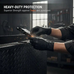 【25€】100 unidades⚡50% de descuento🎁 Guantes profesionales de nitrilo: duraderos, antideslizantes y resistentes a manchas y arañazos.