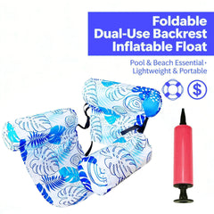 💦📢 Sofá flotante plegable con respaldo