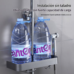 🔥Soporte de almacenamiento para barra de ducha de baño