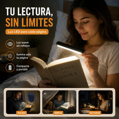 📜【Compre 1 y obtenga 1 gratis】💡Luz de lectura con visión nocturna y panel plano LED, luz de lectura que protege los ojos