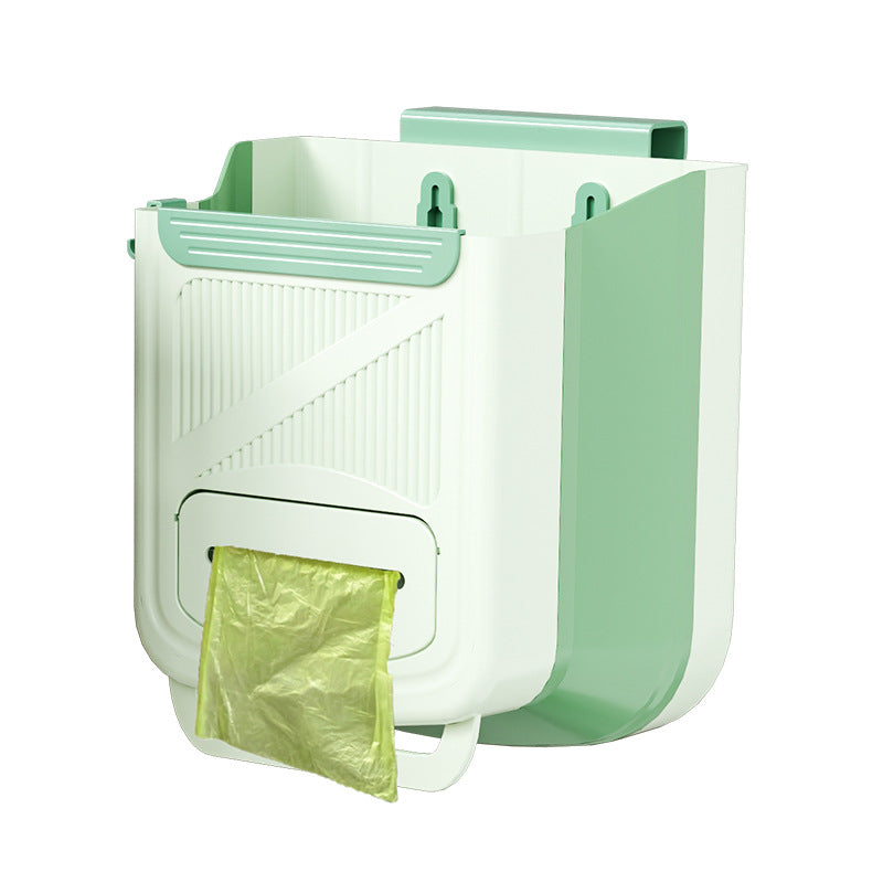 🗑️🚪Cubo de basura plegable colgante para cocina, cubo de basura colgante para puerta de armario doméstico