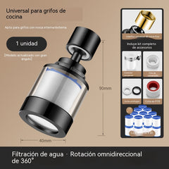 🔥【Compra 1 y recibe 1 gratis】💧✨ Filtro de agua para grifo | Purificación profunda, elimina sedimentos y olores, instalación rápida compatible con el 99% de grifos 🚰