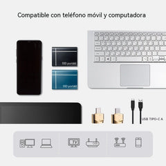 【16TB】Unidad de estado sólido externa portátil de alta velocidad y gran capacidad