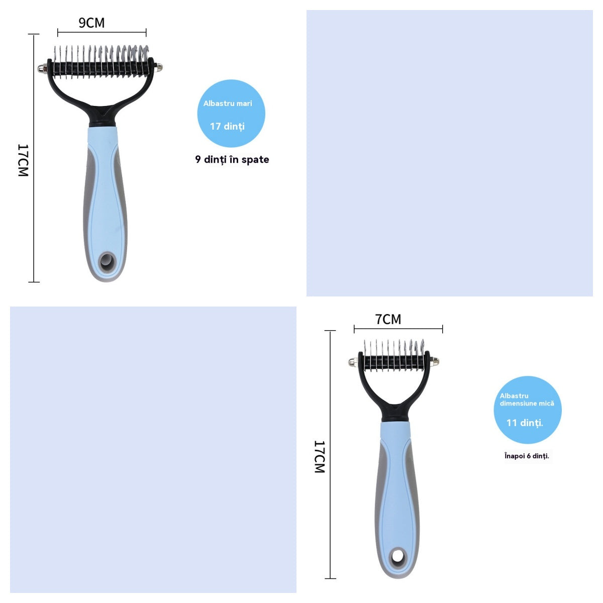 🐶【Compre 1 y obtenga 1 gratis，2 piezas】Cepillo de doble cara para el aseo de mascotas y la eliminación de pelo