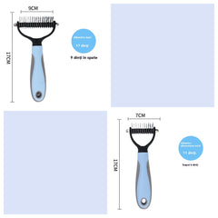 🐶【Compre 1 y obtenga 1 gratis，2 piezas】Cepillo de doble cara para el aseo de mascotas y la eliminación de pelo