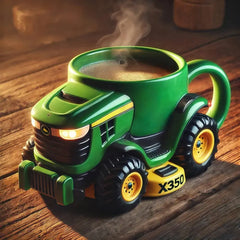 🔥【50% sleva】☕Retro šálek kávy ve tvaru zemědělského traktoru