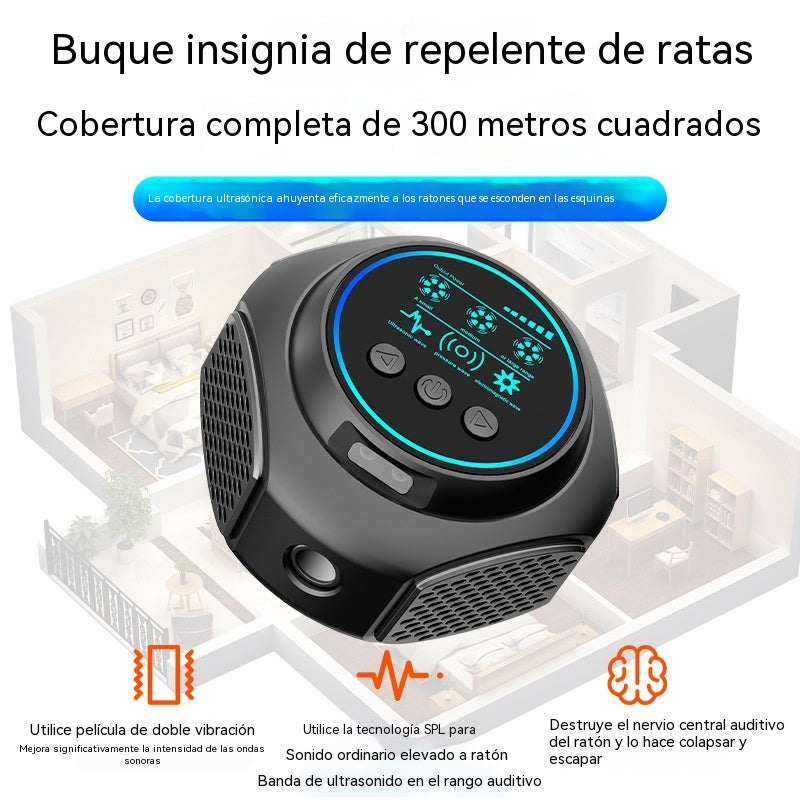 🐭Repelente ultrasónico de roedores de alta eficacia