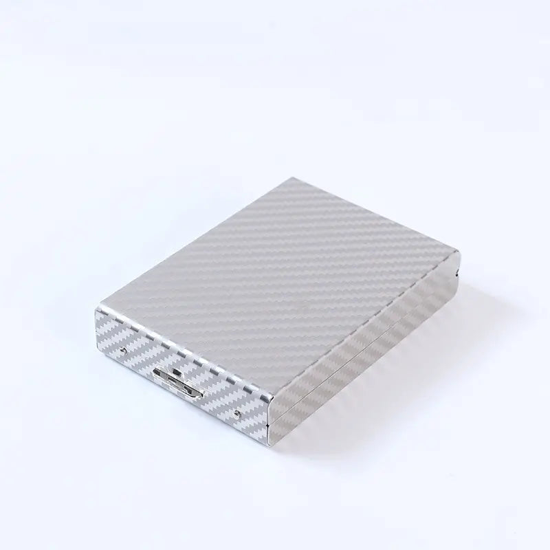 🛡️✨ Rozsdamentes acél kártyatartó RFID-védelemmel – Mágneses sérülés elleni védelemmel ellátott kártyatárca, kicsi és hordozható 💳