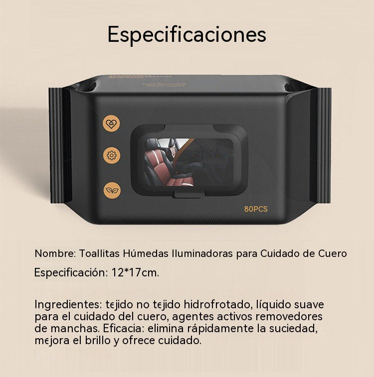 【160 piezas】✨ Toallitas Premium para Interior de Coche – Limpieza y Protección Total 🚗