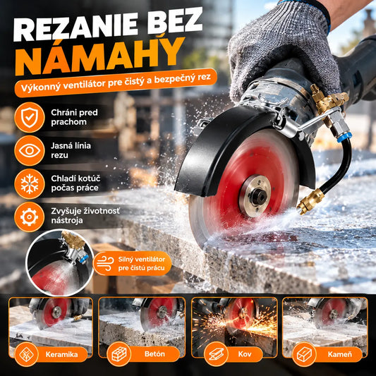 🔧 50% ZĽAVA PO OBMEDZENÚ DOBU! ✨ Vodný postrekovač na odstraňovanie prachu z rezacích strojov: dva režimy striekania, flexibilná hliníková trubica, odolný voči hrdzi 💧