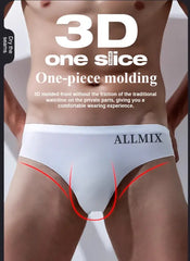 🔥【Paquete de 5】 【M-2XL】😎Nuevos calzoncillos de seda helada sin costuras de tiro bajo para hombre-【50-90kg】