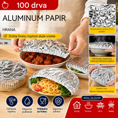 📢📢 50% POPUSTA!⏰【100 komada】 Izolacijski poklopac od aluminijske folije