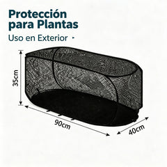 🌿☀️ Cubierta plegable de sombra para plantas – protección UV, malla anti-insectos y anti-pájaros para huerto, tejido transpirable y montaje sencillo 🛡️