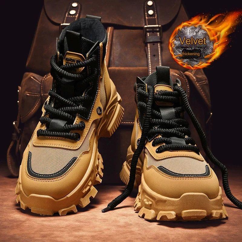 【39-44】Winter acolchada y engrosada deportes y ocio botas de nieve.