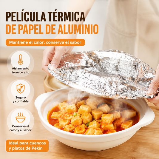 📢📢 ¡50% DE DESCUENTO!⏰【100 piezas】 Cubierta aislante de papel de aluminio