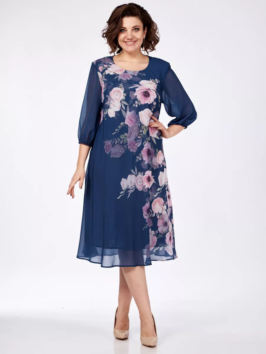 🌸Venta Flash--49% DE DESCUENTO💥💕【S-5XL】 Elegante Vestido Estampado Floral Primaveral 🌷💃