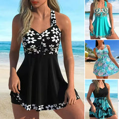 🏖️👙🌴【S-6XL】Traje de baño estampado de moda de talla grande