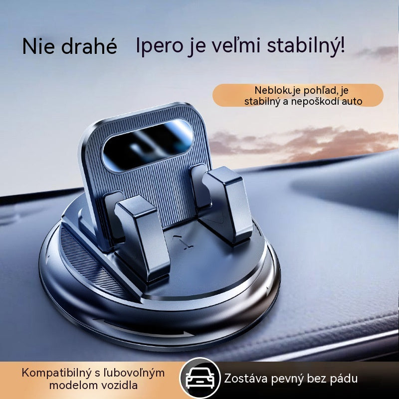 🎯 50% ZĽAVA NA VŠETKO! Otočný držiak na telefón – bezpečné upevnenie na palubnú dosku, guma s vysokou priľnavosťou 🧭🔄 【Zaručená kvalita】