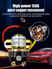 【Compra 1, llévate 1 gratis】🚚Relé de arranque de motor de 12 V/24 V, adecuado para automóviles, vehículos agrícolas, etc.