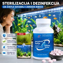 🔥【Kupi jedan, drugi dobij besplatno，300 kapsula】🐟🌿 Tablete s višestrukim djelovanjem za pročišćavanje vode u akvarijima: steriliziraju, uklanjaju klor i pročišćavaju vodu; prikladne za akvarije i vrtna jezerca.