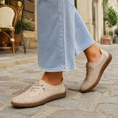 🌸【35-42】👡 Sandalia con recortes para mujer – Ligera, transpirable y con tacón bajo🌬️